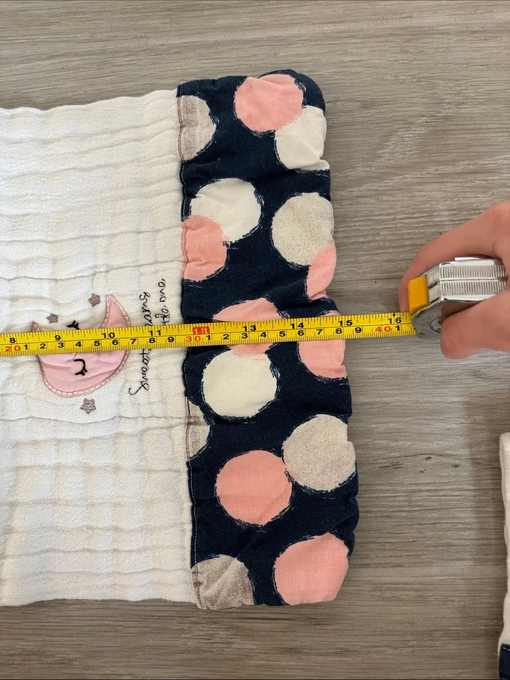 Navy & Pink Floral Baby Bib Cloth Duo
